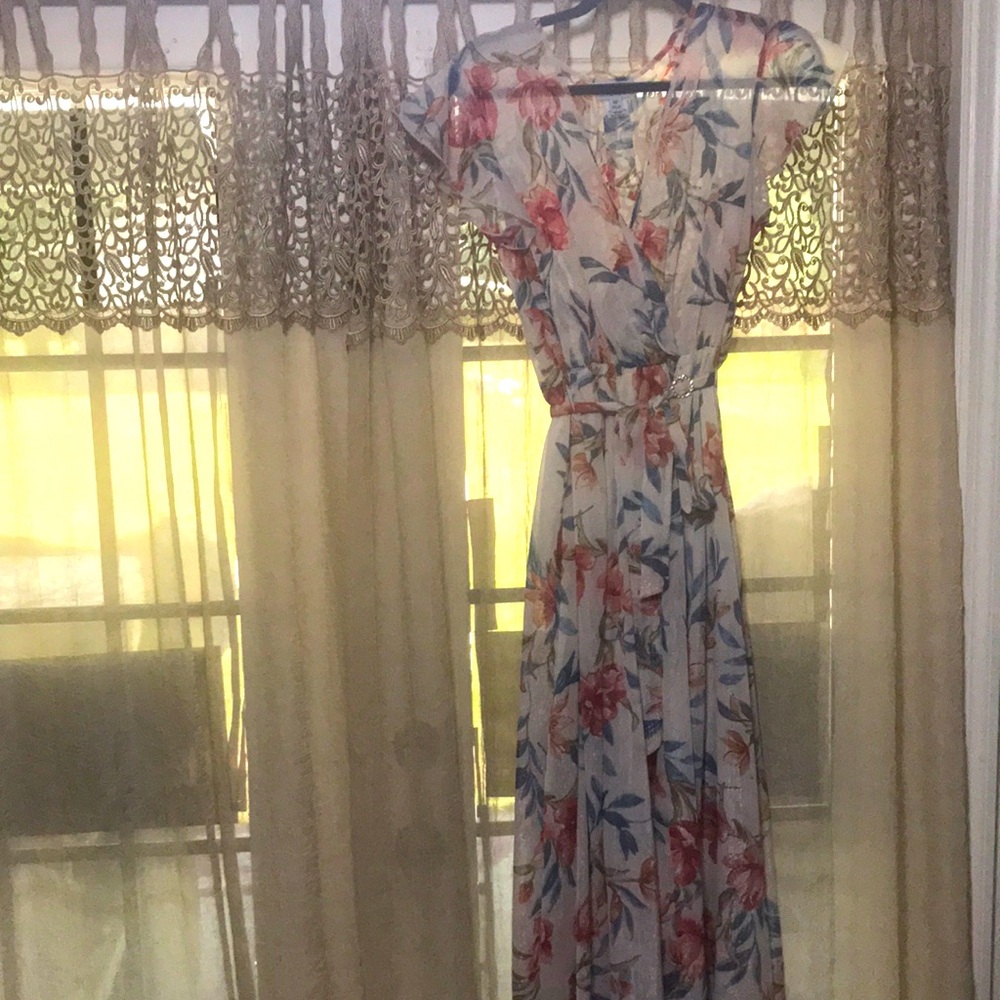 Alexa B Nites Petite Maxi Dress